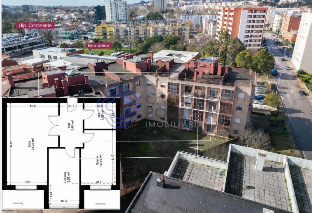 Apartamento T1 para Venda em Subportela, Deocriste e Portela Susã Foto 1