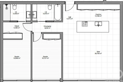Apartamento T2 para Venda em São Martinho do Porto