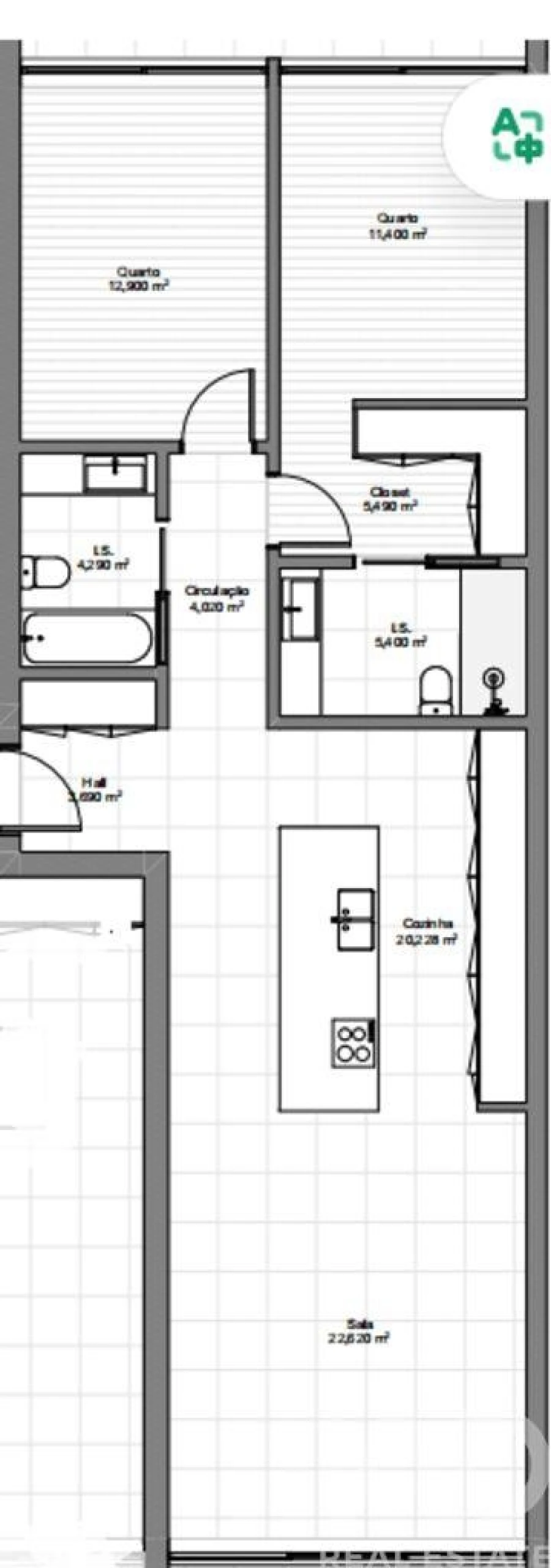 Apartamento T2 para Venda em São Martinho do Porto Foto 7