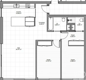 Apartamento T2 para Venda em São Martinho do Porto