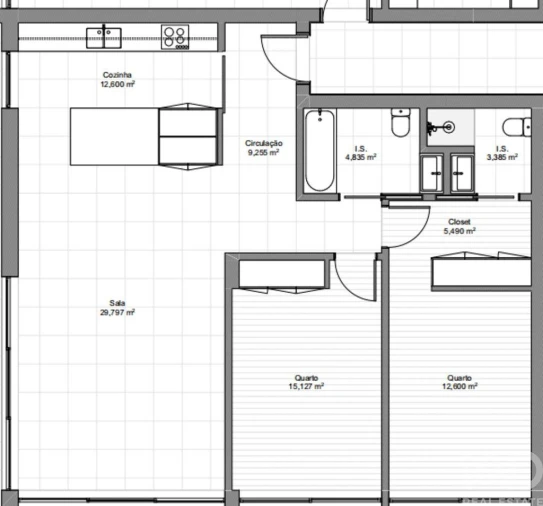 Apartamento T2 para Venda em São Martinho do Porto Foto 6