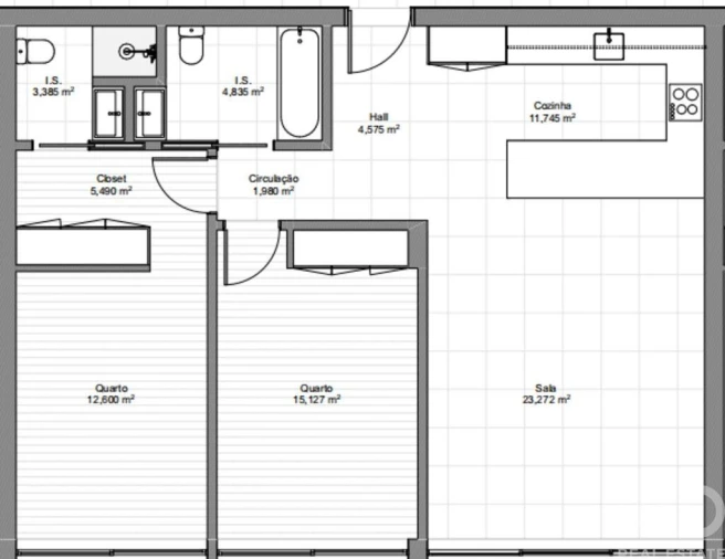 Apartamento T2 para Venda em São Martinho do Porto Foto 7