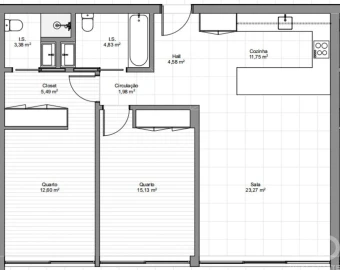 Apartamento T2 para Venda em São Martinho do Porto