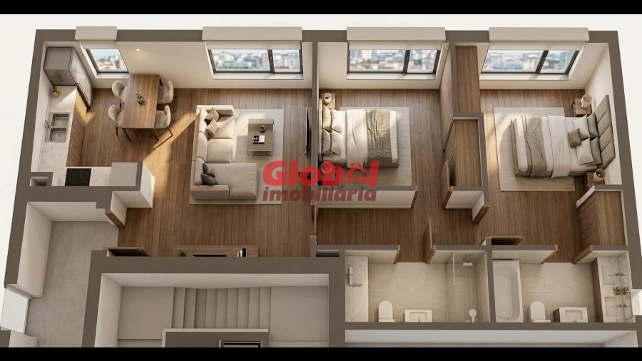 Apartamento T2 para Venda em Rio de Loba