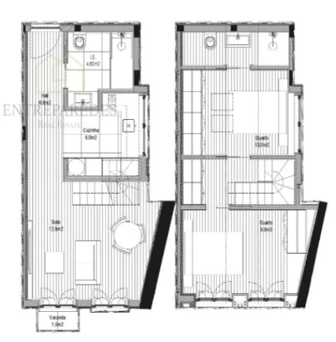Apartamento T2 para Venda em Cedofeita, Santo Ildefonso, Sé, Miragaia, São Nicolau e Vitória