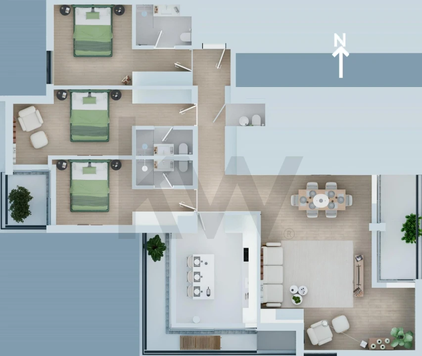 Apartamento T3 para Venda em Marvila Foto 1