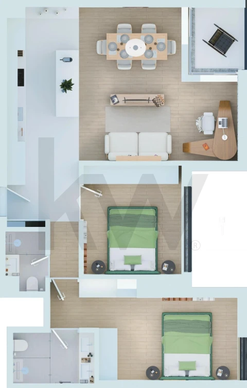Apartamento T2 para Venda em Marvila
