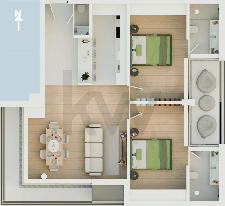 Apartamento T2 para Venda em Marvila Foto 1