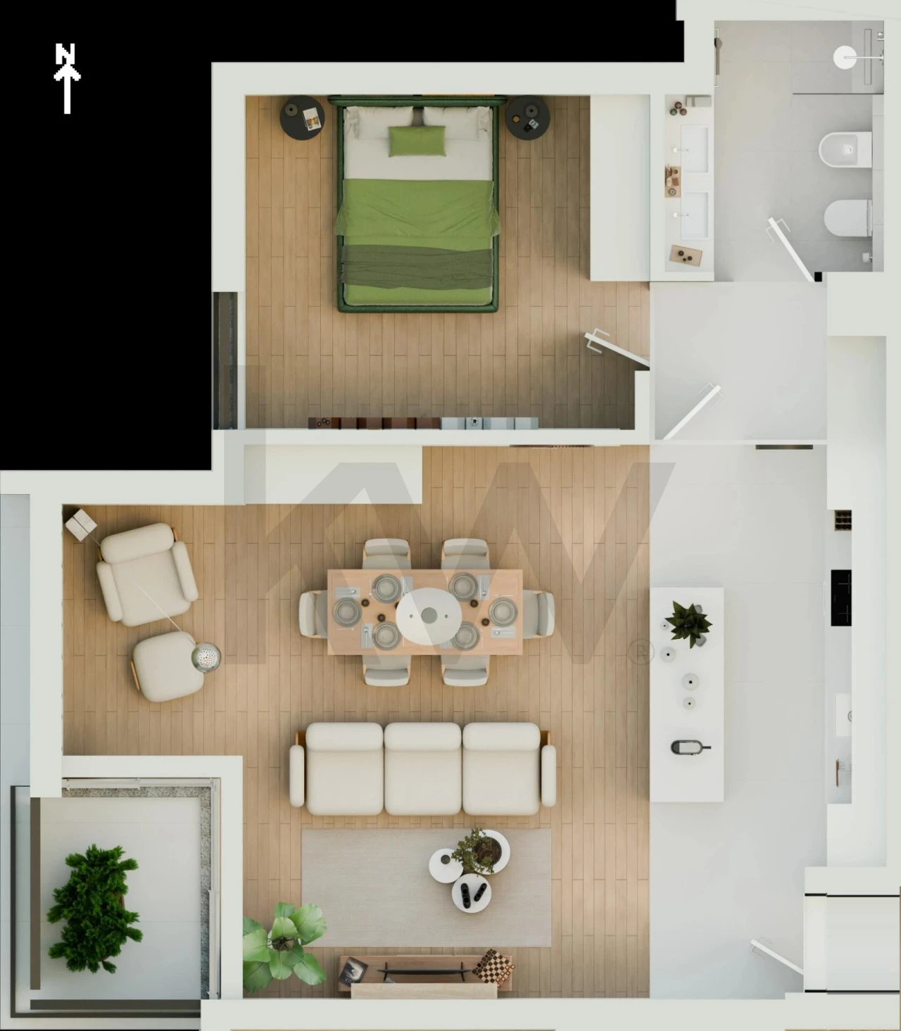 Apartamento T1 para Venda em Marvila Foto 1