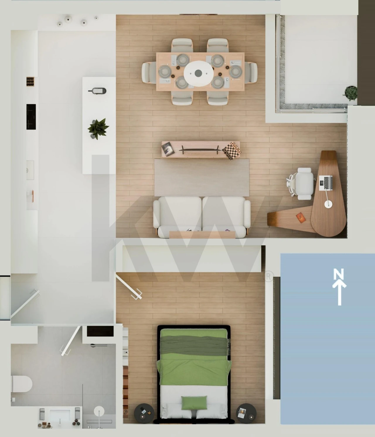 Apartamento T1 para Venda em Marvila Foto 1