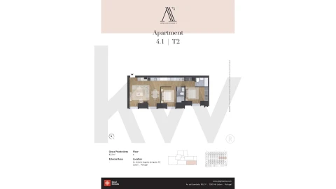 Apartamento T2 para Venda em Avenidas Novas