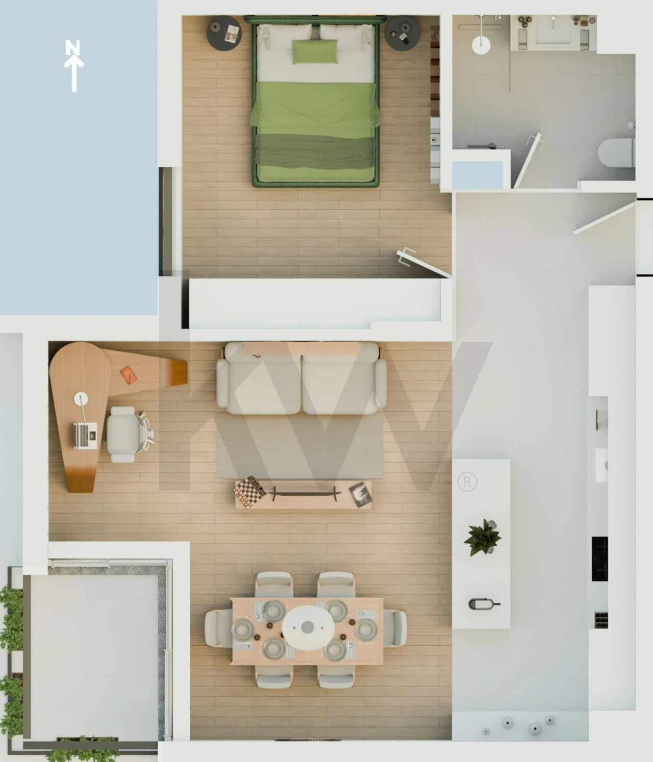 Apartamento T1 para Venda em Marvila Foto 1