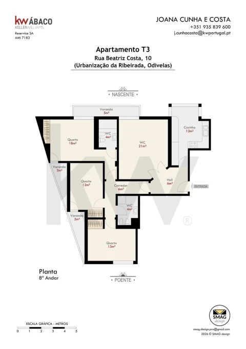 Apartamento T3 para Venda em Odivelas