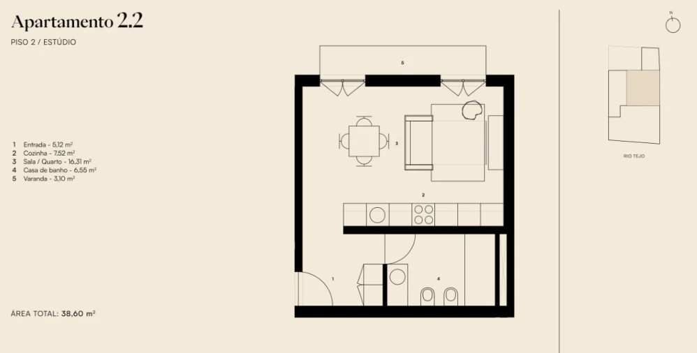 Apartamento para Venda em Alcantara Planta 1