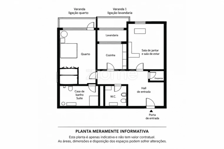 Apartamento T1 para Venda em Rio Tinto Foto 28