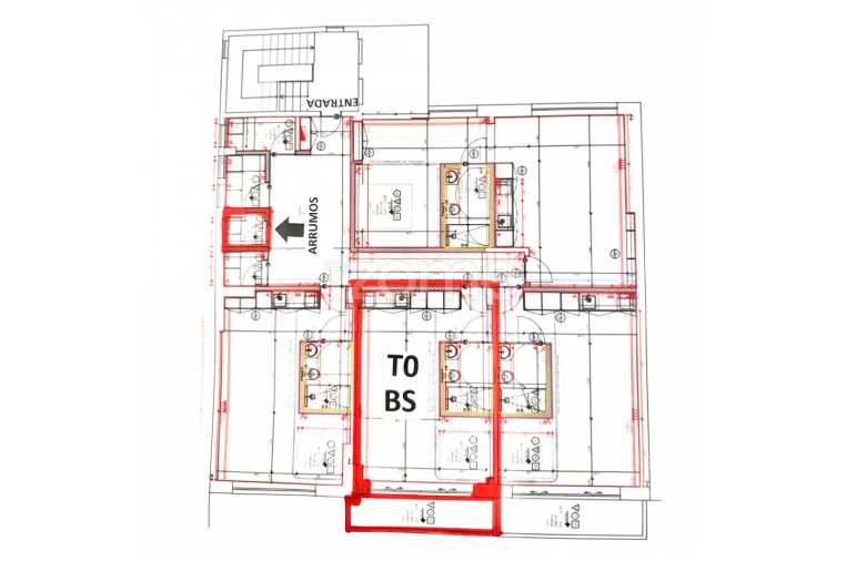 Apartamento T1 para Venda em São Vitor (Braga) Planta 1