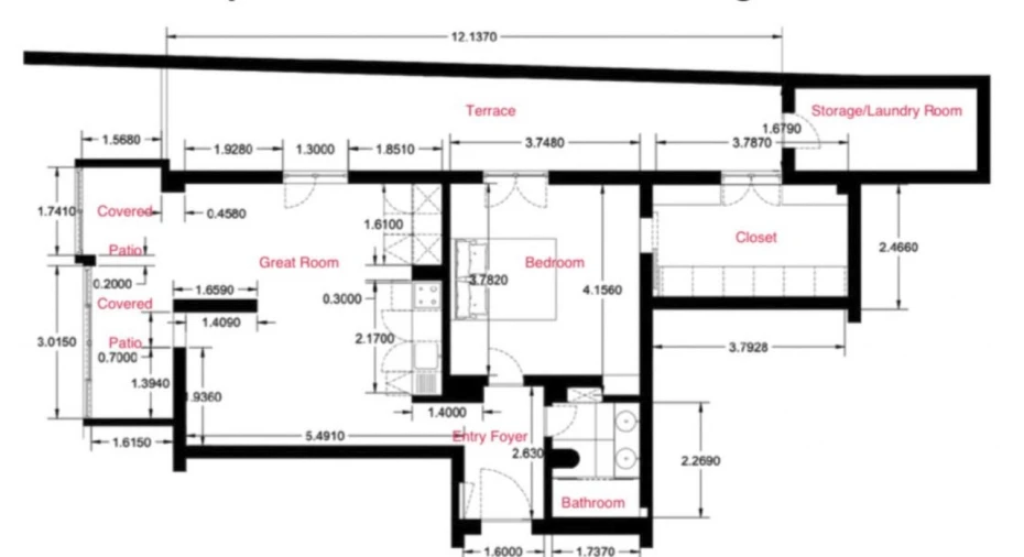 Apartamento T1 para Venda em Cascais e Estoril Planta 2