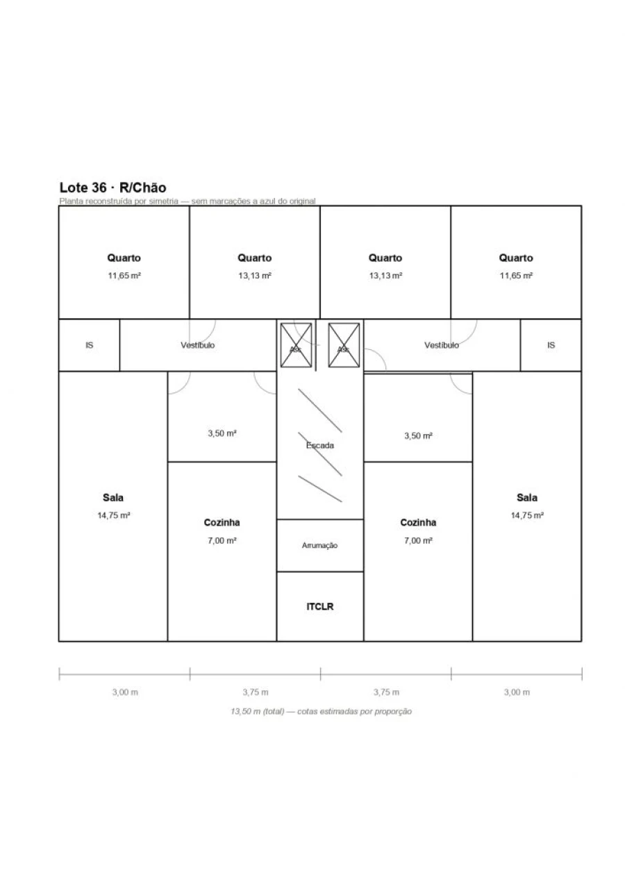 Apartamento T2 para Venda em Odivelas Planta 1