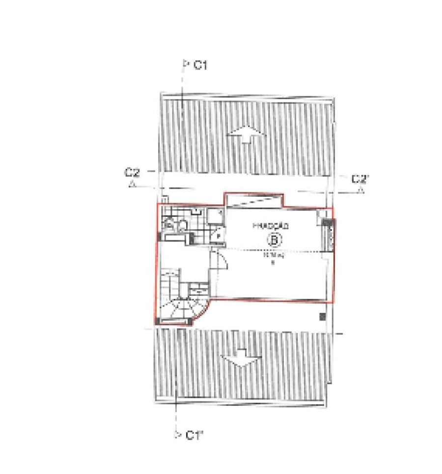 Apartamento T3 para Venda em Lobão, Gião, Louredo e Guisande Planta 3