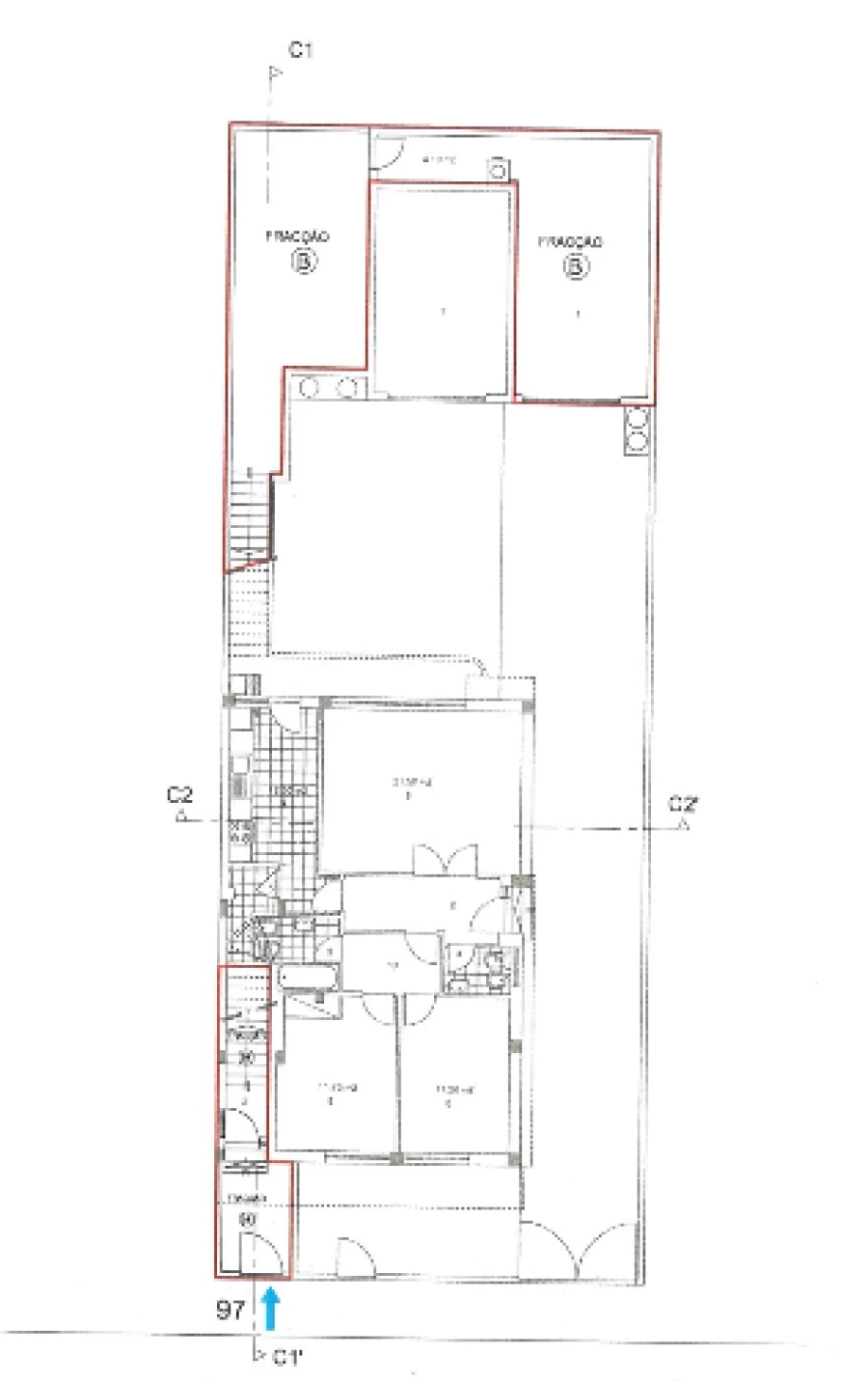 Apartamento T3 para Venda em Lobão, Gião, Louredo e Guisande Planta 1
