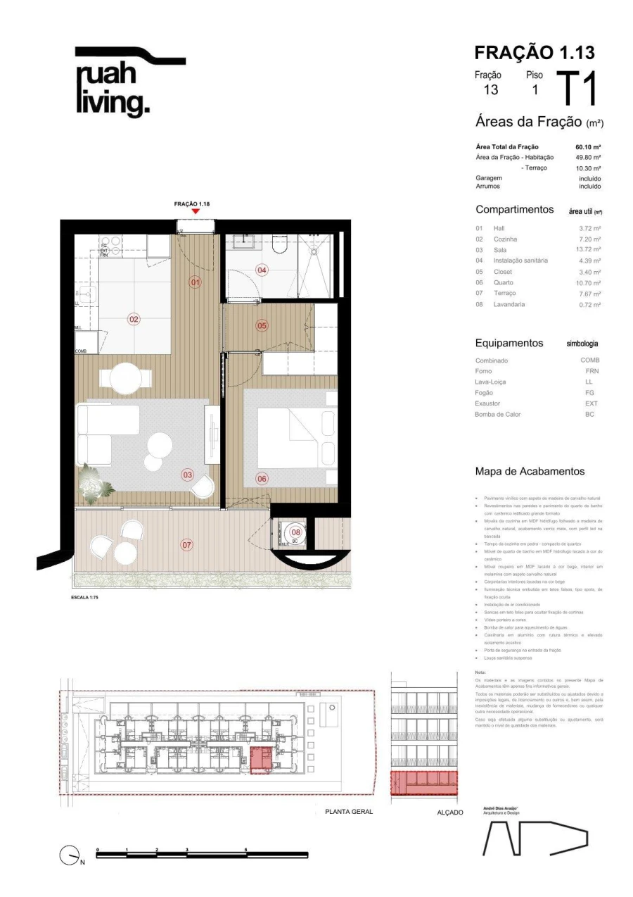 Apartamento T1 para Venda em Arcozelo Foto 23