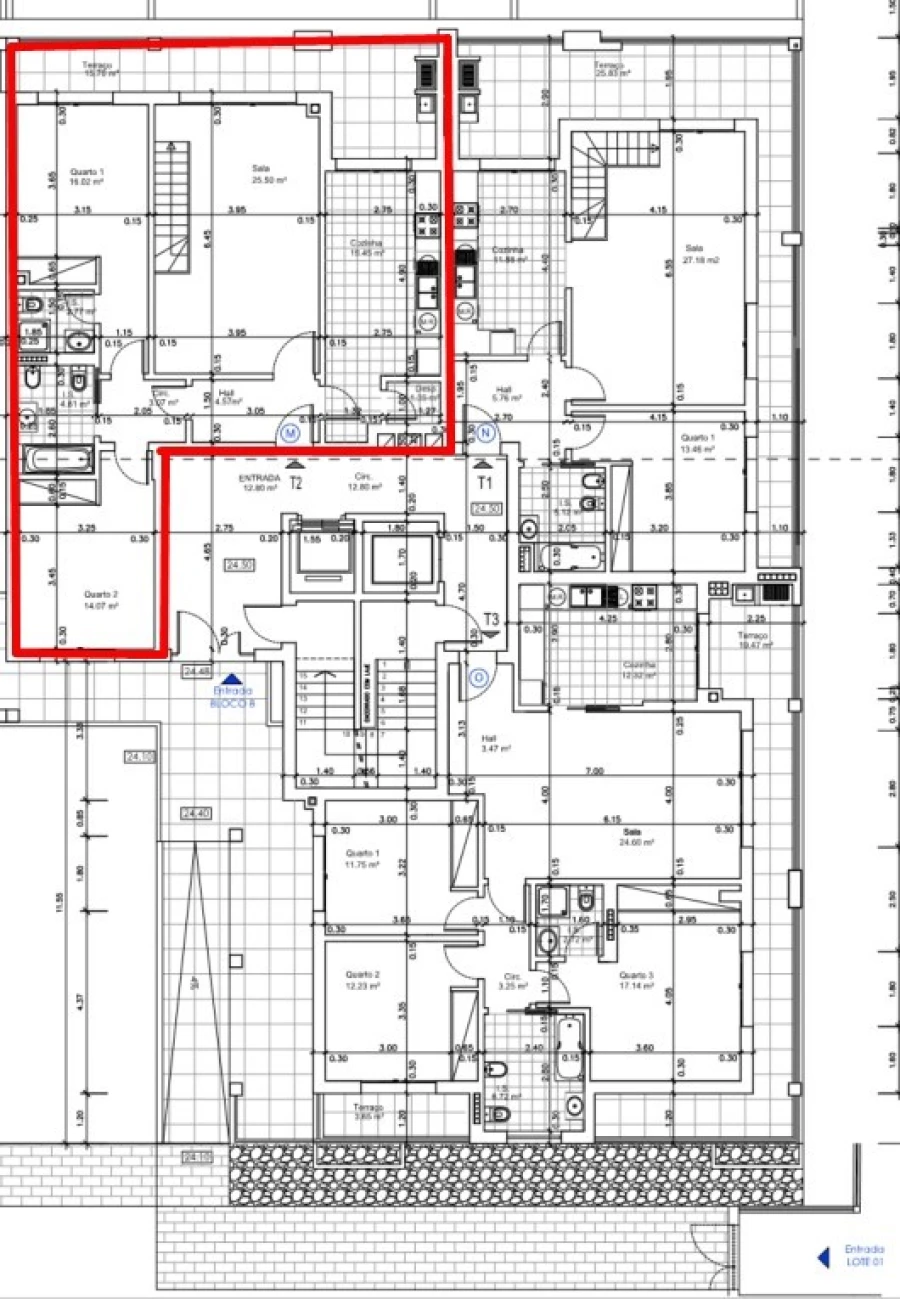 Apartamento T2 para Venda em Seixal, Arrentela e Aldeia de Paio Pires Planta 1