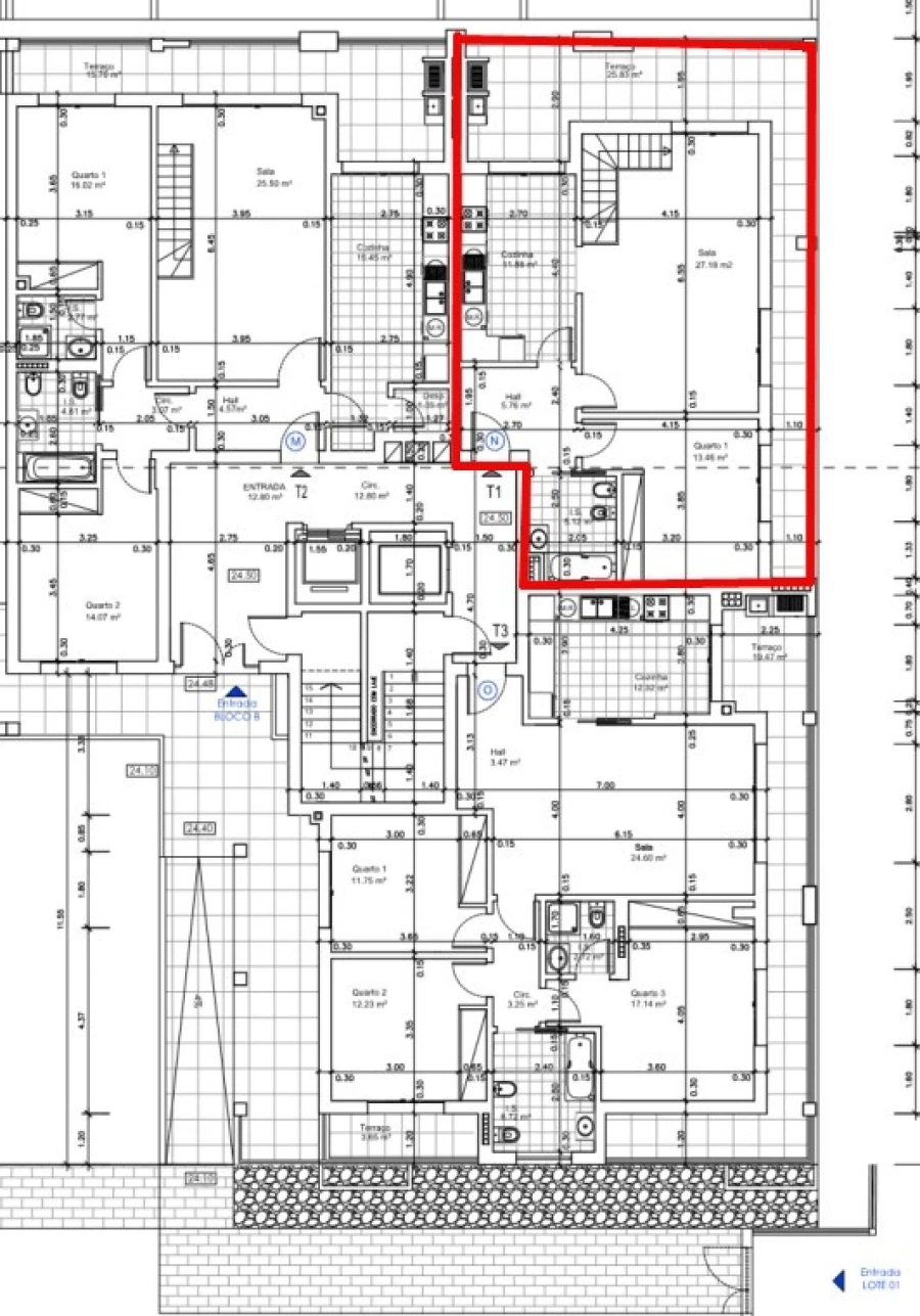 Apartamento T1 para Venda em Seixal, Arrentela e Aldeia de Paio Pires Planta 1
