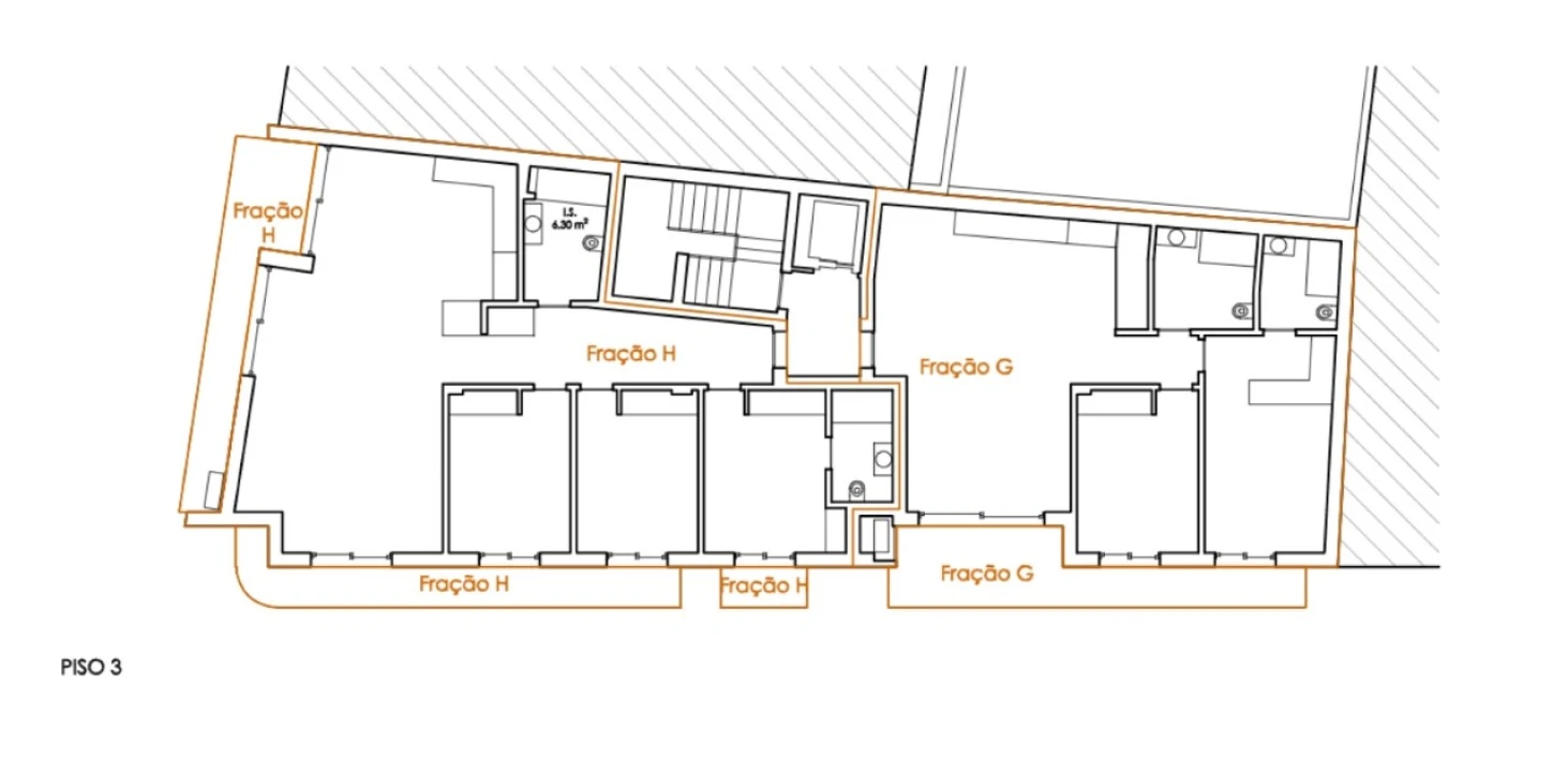 Apartamento T2 para Venda em Nazare Planta 2