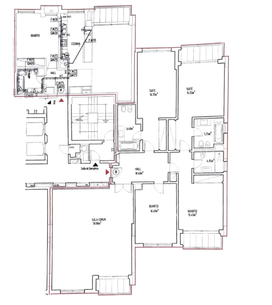 Apartamento T5 para Venda em Alvalade Planta 1