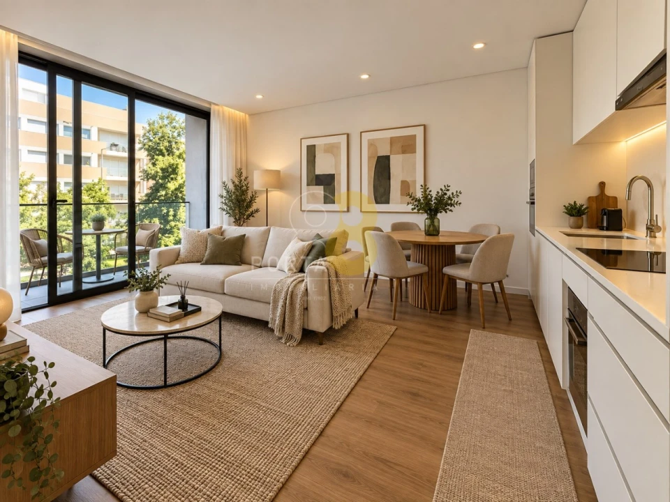 Apartamento T1 para Arrendamento em Pedrouços Foto 6
