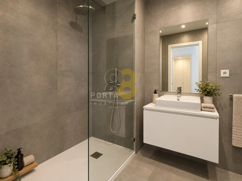 Apartamento T1 para Arrendamento em Pedrouços Foto 22