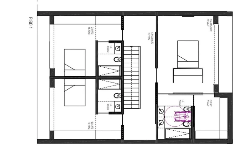 Moradia T3 para Venda em Folgosa Planta 3