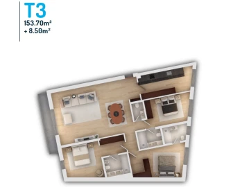 Apartamento T1 para Venda em Vila do Conde