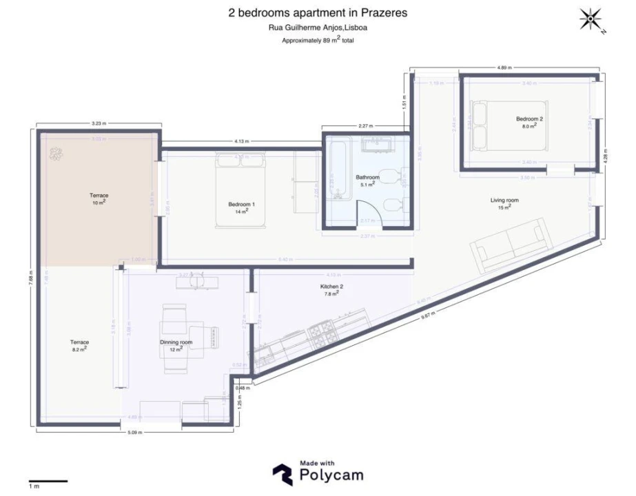 Apartamento T2 para Venda em Campo de Ourique Foto 20