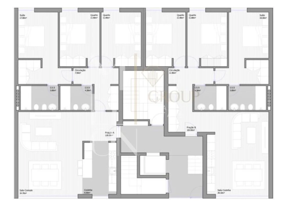 Apartamento T3 para Venda em São João Baptista Foto 6