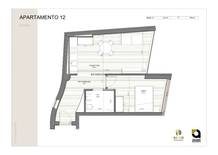 Apartamento T1 para Venda em Bonfim Foto 10