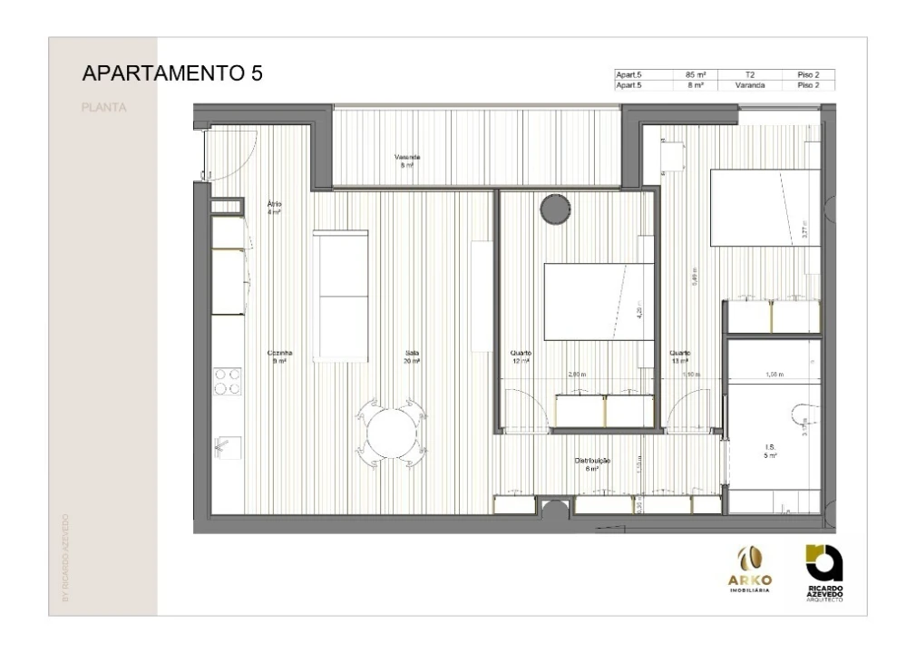 Apartamento T2 para Venda em Bonfim Foto 10