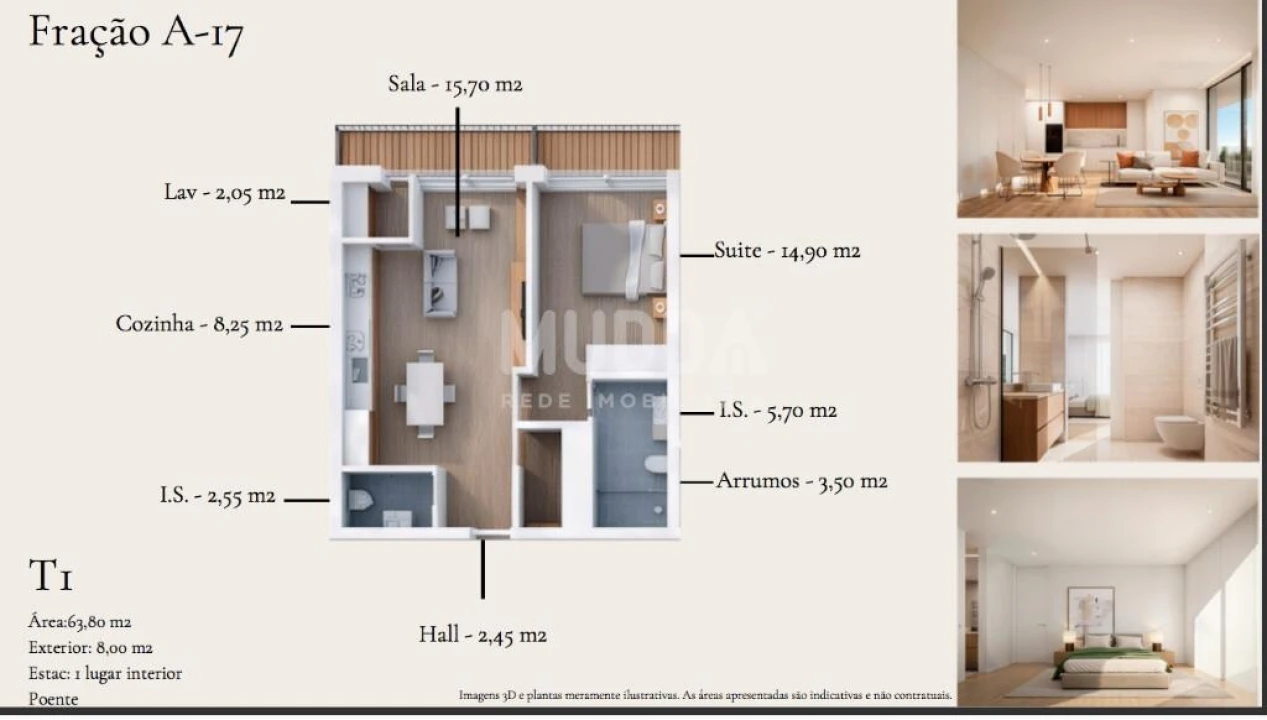 Apartamento T1 para Venda em Santa Maria da Feira, Travanca, Sanfins e Espargo Foto 8