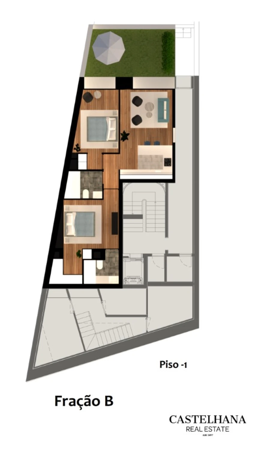 Apartamento T1 para Venda em Lordelo do Ouro e Massarelos Planta 1