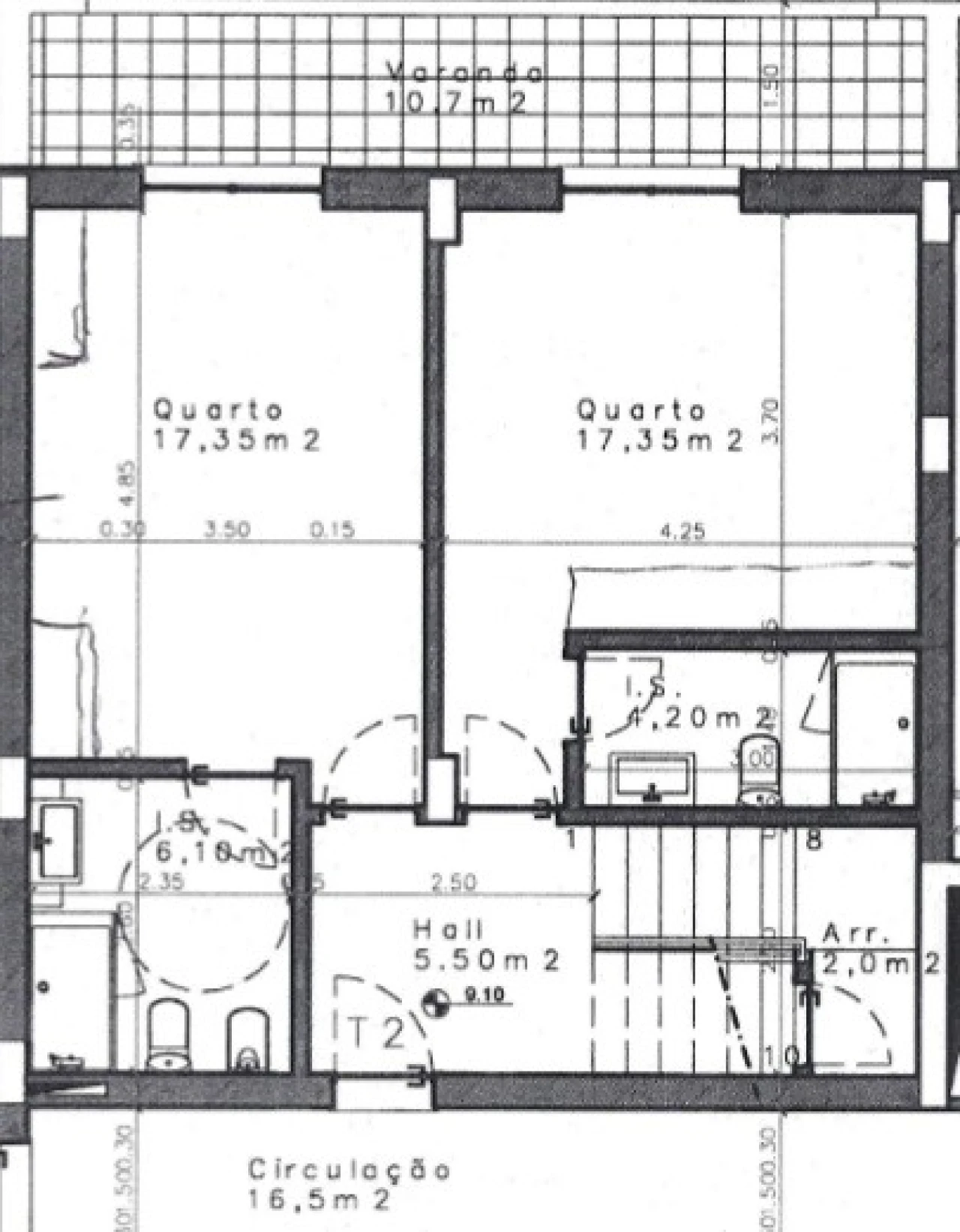 Apartamento T2 para Venda em Olhão Planta 2