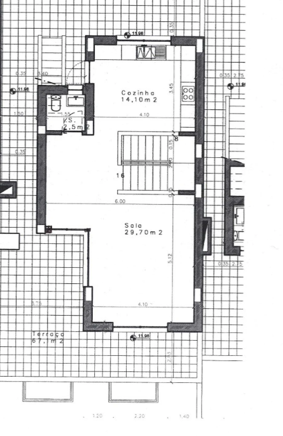 Apartamento T2 para Venda em Olhão Planta 3