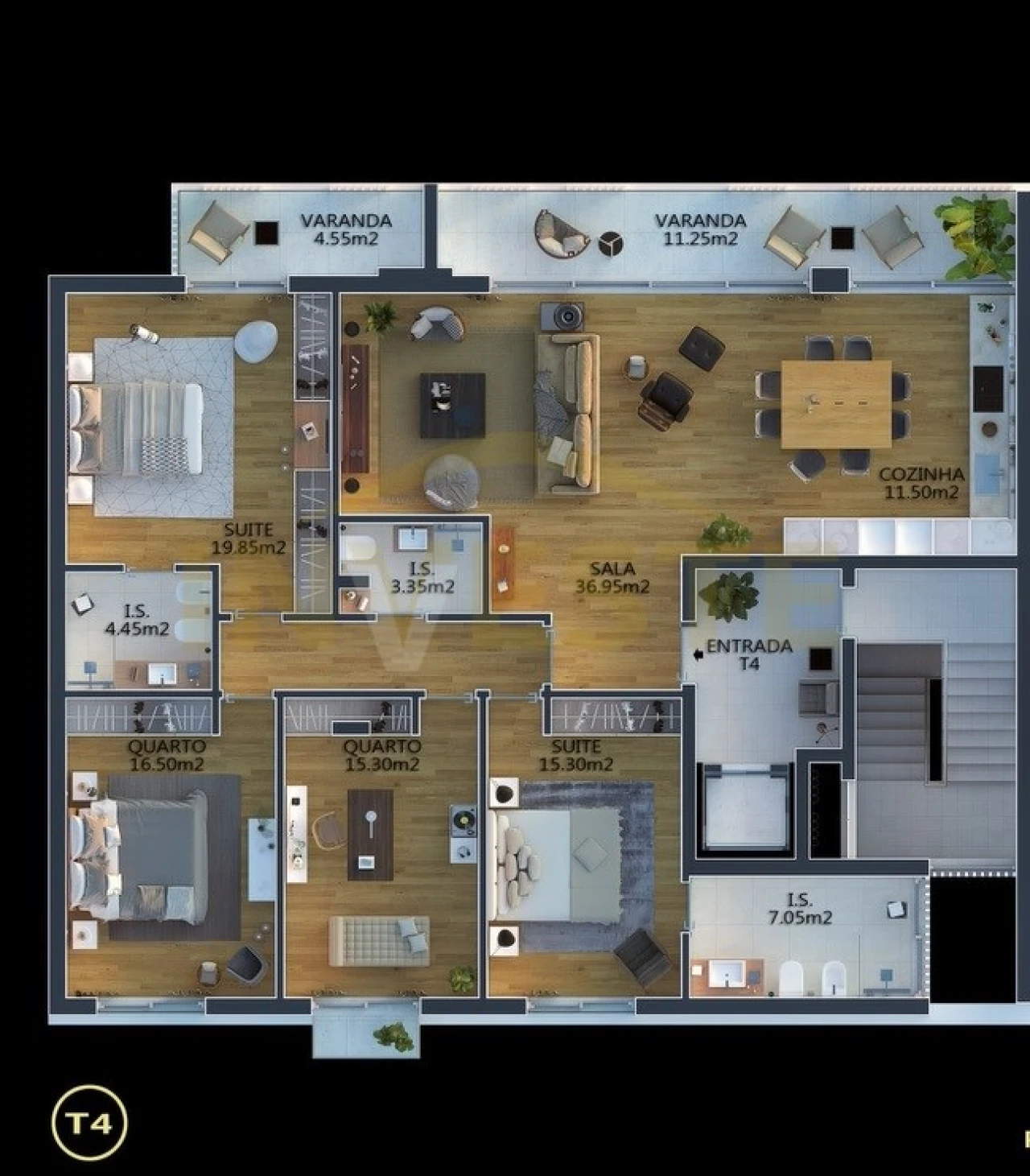 Apartamento T4 para Venda em Cascais e Estoril Foto 6