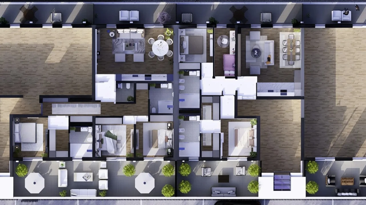 Apartamento T3 para Venda em Portimão Planta 2