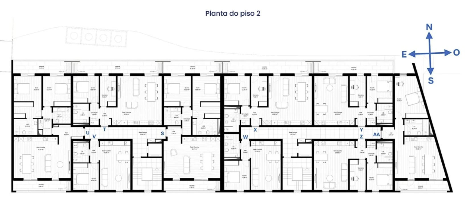 Apartamento T1 para Venda em Portimão Planta 3