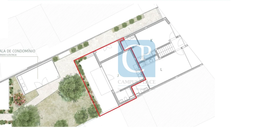 Apartamento T0 para Venda em Matosinhos e Leça da Palmeira Planta 1