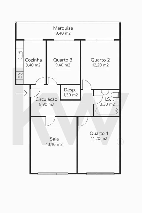 Apartamento T3 para Venda em Póvoa de Santo Adrião e Olival Basto