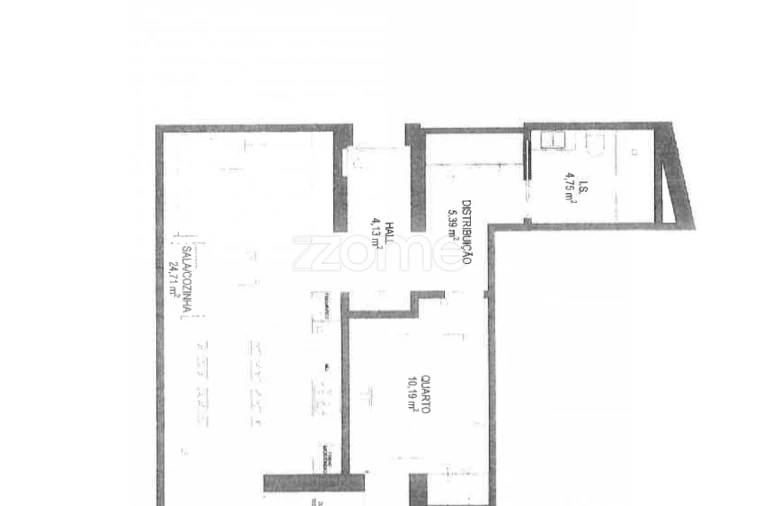 Apartamento T1 para Venda em Santa Joana Planta 1