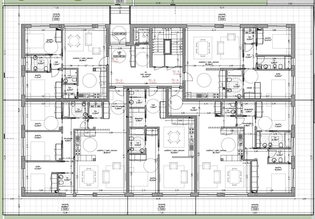 Apartamento T2 para Venda em Repeses e São Salvador Planta 3
