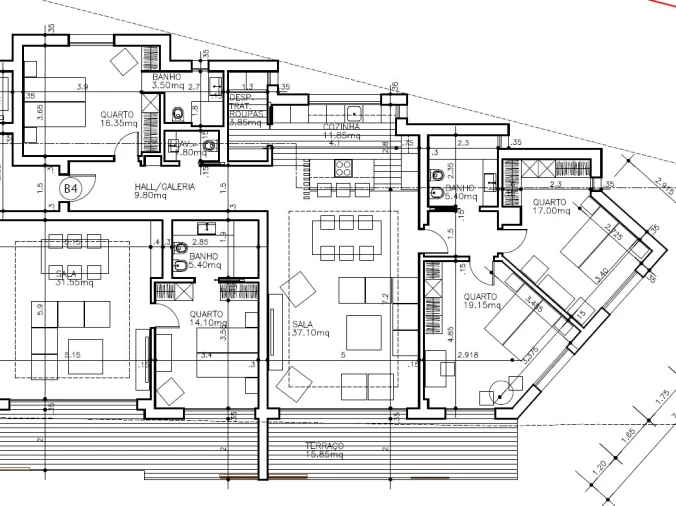 Apartamento T3 para Venda em Alcabideche Planta 1