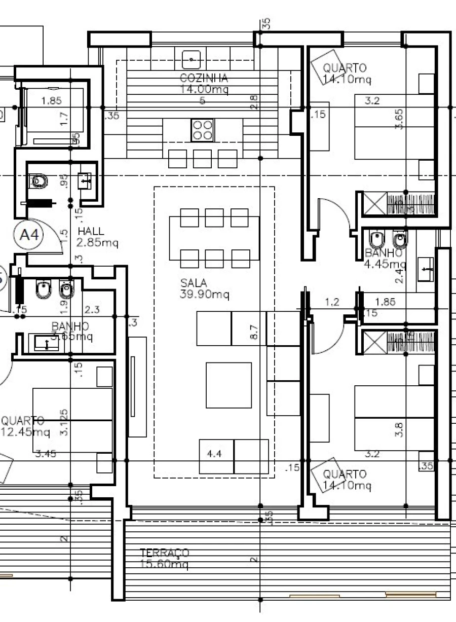 Apartamento T2 para Venda em Alcabideche Planta 1
